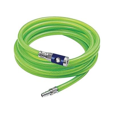 Kit de tuyaux en PVC avec raccord de sécurité et tampon de fonctionnement. -15°C à 60°C, tuyau ø 15x9, PN à 20°C max. 12 bars, longueur 5 m.