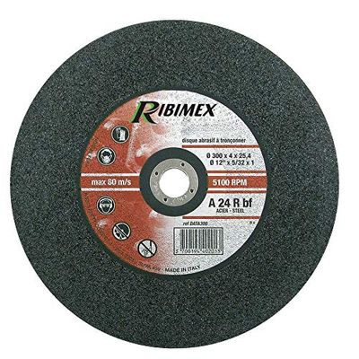 Ribitech PRDAEA125 - Disco para desbarbado de acero, 125 x 6,4 x 22,2 mm