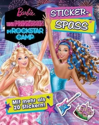 Barbie - Eine Prinzessin im Rockstar-Camp Stickerbuch: mit mehr als 20 Stickern