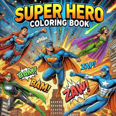 My First Super Hero Coloring Book
