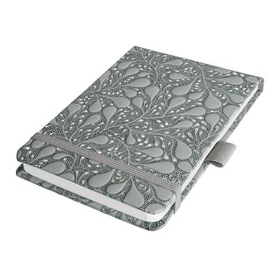 SIGEL JN360 Notizblock Jolie, A6+, dotted, schwarz, grau: Notebook Jolie, Beauty, Enchanted Clouds, Hardcover