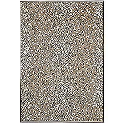 Safavieh Leopard bedrukt tapijt, PAR84, geweven viscose, meerkleurig, 160 x 230 cm