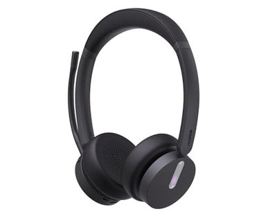 Yealink WH64 Hybrid Dual Teams Casque Sans Fil Arceau Bureau/Centre d'appels Micro-USB Bluetooth Noir