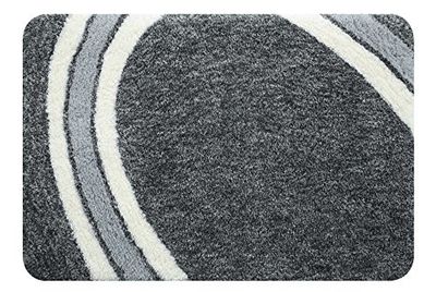 Spirella Curve Grey, 80X150 cm badmat microvezel, grijs, 150 x 80 x 30 cm