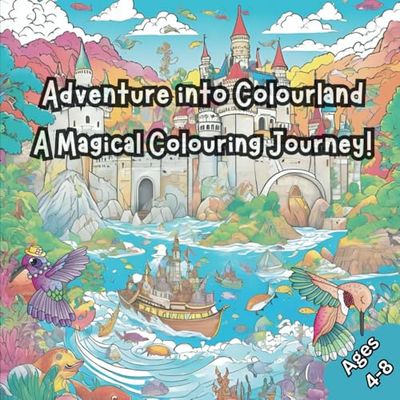 Adventure in Colour Land: A Magical Colouring Journey!: The Ultimate Bold and Easy Colouring Book for Kids Ages 4-8 | Fun, Creative Colouring Book with Animals