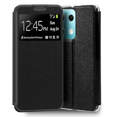 Cool Custodia Flip Cover per Xiaomi Redmi Note 13 5G Liso Nero