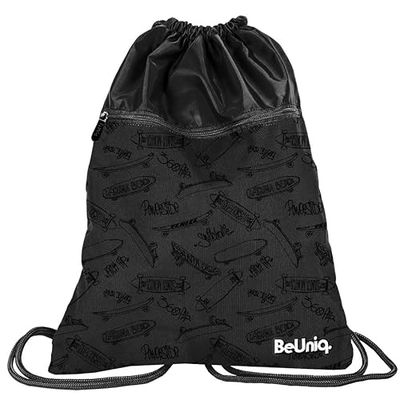PASO BeUniq Hiphop, unisex barns sportväska, 46 x 37 cm, Färg: grå, 46 x 37 cm