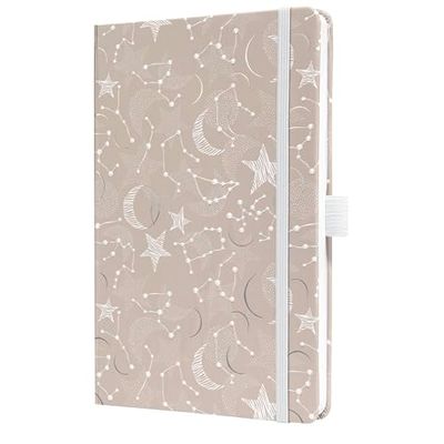 SIGEL J6349 Wochenkalender Jolie 2026, ca. A5, beige, weiß: Agenda Jolie, Beauty, Cosmic Fantasy Beige, Hardcover