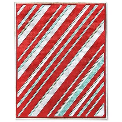 Sizzix Thinlits Die Set 3PK Layered Stripes by Tim Holtz | 666336 | Metal, Wafer-Thin Cutting Dies for Scrapbooking, Embossing, Journalling, One Size