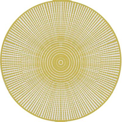 VINILIKO, Tapis en Vinyle, Hanoi Yellow [Diam] 150