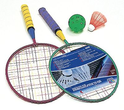 Happy People 74173 Mini Badmintonset voor kinderen, meerkleurig
