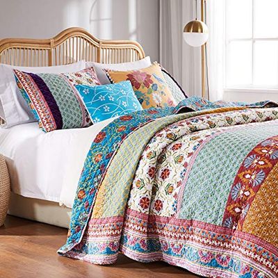 Groenlândia Home Thalia Conjunto de capas para edredão, multicolorido, casal