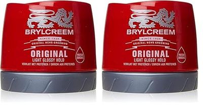Brylcreem Protein Enriched Hair Styling Cream, 250ml (Pack of 2)