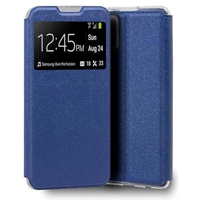Coole flip-cover voor iPhone 13 Mini, effen, blauw