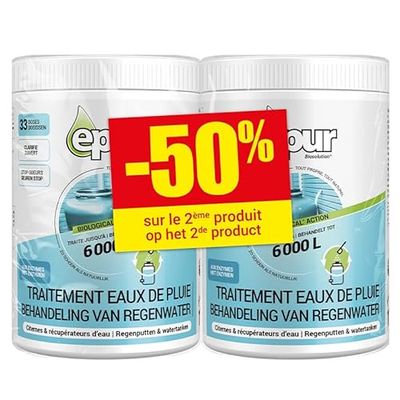 Epur 1009012 Duo Pack-Traitement Eau de Pluie, Blanc