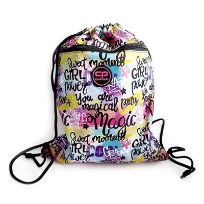 Coolpack Vert Girl Power, Sac de Sport à Cordon Unisex Kids, Multicolore, Taille Unique
