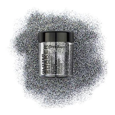 Stargazer Starlight Loose Glitter Shaker for Hair & Body-Rocket Silver