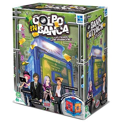 Grandi Giochi MB678574, Golpe en el Banco, Juego de Mesa, Multicolor