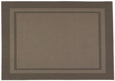 d-c-fix tovagliette americane lavabili Catania Piazza Mocca - plastica PVC antimacchia - da colazione e pranzo - cucina sottobicchieri plastificati - 30 cm x 45 cm rettangolare