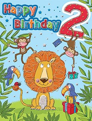 Regal Publishing Carte d'anniversaire Milestone Age 2 mois – 20,3 x 15,2 cm