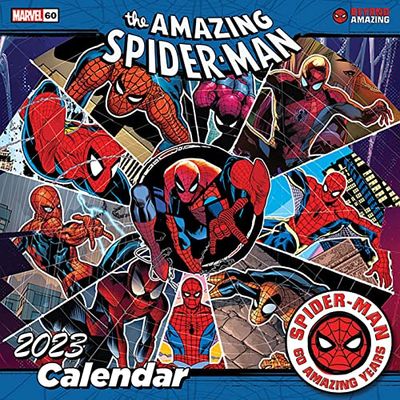 Spider-Man 2023 Calendario ufficiale 2023 12 mesi finitura inglese originale