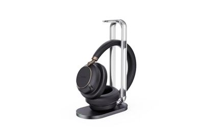Yealink Auriculares BH 76 Plus con Soporte de Carga UC Black USB-C/A