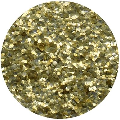 Eulenspiegel 907481 - Bio Glitter Gold, gros, 6 g, paillettes pour visage & corps