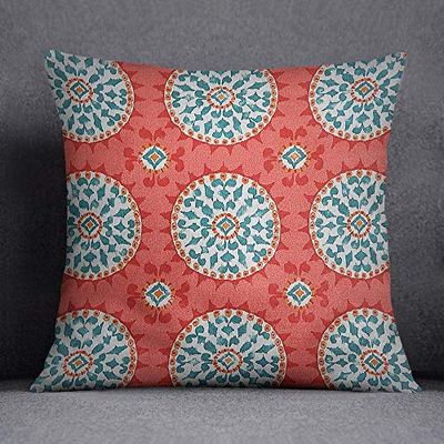 Bonamaison Funda de cojín, Cotton, Multicolor, 45X45