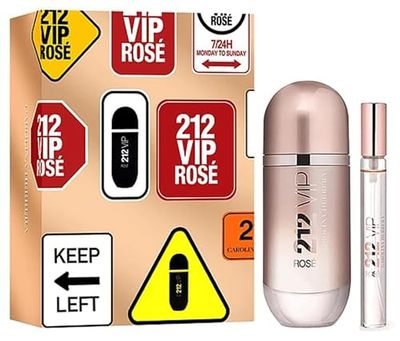 Carolina Herrera 212 VIP Rose Eau de Parfum 80ml Mega Sport TR 23 10ml Set