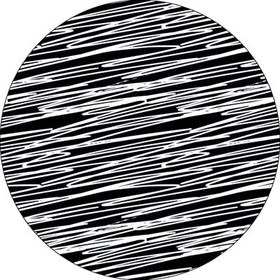 Bonateks, Round Digital Printed Mouse Pad, Non-Slip Base, for Office and Home, Diameter:22cm
