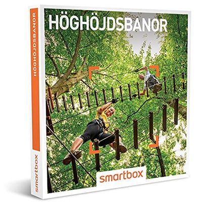 Smartbox - Höghöjdsbanor - 2 höghöjdsbanor - 1 höghöjdsäventyr för 1-2 personer - present till honom, present till henne