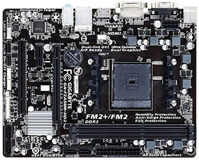 Gigabyte GA-F2A58M-HD2 Micro ATX Motherboard (SATA 300, HDMI, DVI-D, VGA, USB 2.0, 1x PCI Express 3.0x16, Socket FM2+)