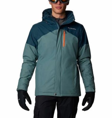 Columbia Last Tracks Jacket, Giacca Da Sci Uomo, Metal/Night Wave, Taglia XXL
