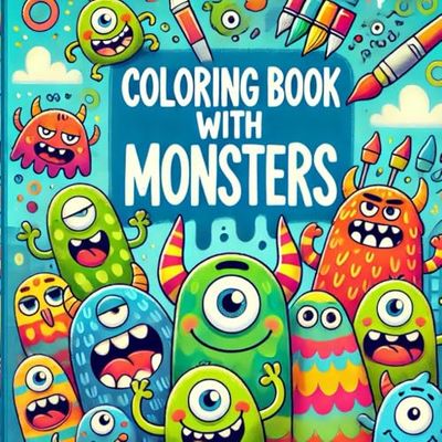 Coloring book with Monsters