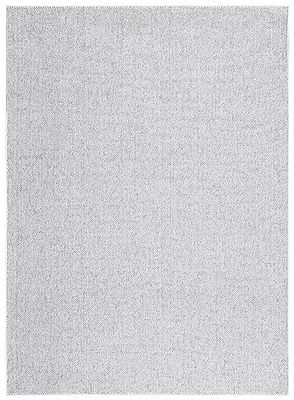 Safavieh Enfärgad matta för vardagsrum, matsal, sovrum – River Collection, kort lugg, grå, 91 x 152 cm