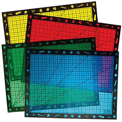 Baker Ross FX903 Maty ochronne - zestaw 4 szt., maty dla dzieci do prac plastycznych