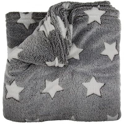 Out of the blue 190176 Plaid, Polyester, Gris, 33 x 9 x 33,5 cm