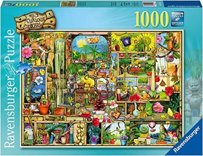 Ravensburger - Puzzle, Puzzle 1000 Pezzi, La Credenza del Giardiniere di Colin Thompson, Jigsaw Puzzle per Adulti- Stampa di Alta Qualità