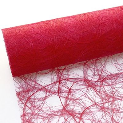 sizoweb Mesa banda, rolo de 25 + 100 Deko corações grátis (30 cm de largura, em vermelho)