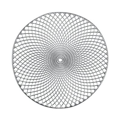 Zeller Set de Table en PVC, argenté, 38 cm