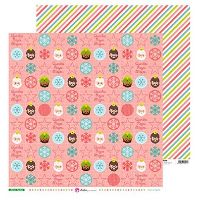 Anita & Su Mundo Pack Happy Party Papers, Christmas, 12 x 12 Inches, 5