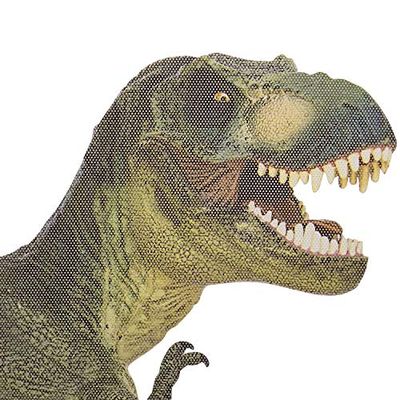 Thumbs Up Ride with T-Rex Window Stickers, Multicoloured, x