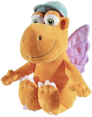 Heunec & Co.KG Dragon Noix de Coco, GRS/Pet Peluche, Orange