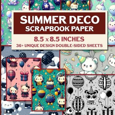 Summer Deco Scrapbook Paper: Sunny Designs To Use For Card Making, Decoupage, Mixed Media And More