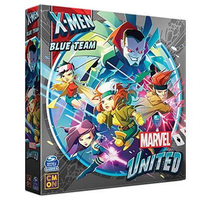 CMON | Marvel United X-Men Expansion: Blue Team | Miniatures Board Game | Ages 14 Plus | 1-7 Players | 45 Minutes Playing Time