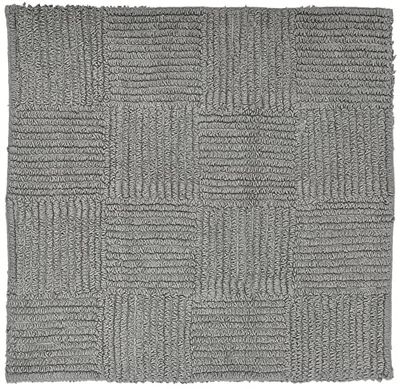 Sealskin Reverse Tapis de bain 60x60 cm Coton Gris