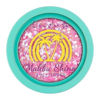 LOVELY Topper de Sombra Malibu Shine Tono N2, Brillo Luminoso para Párpados con Acabado Iridiscente, 5 ml, Ideal para Looks de Día y Noche