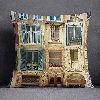 Bonamiason Decoratieve kussenslopen 45x45 cm, Kussenhoezen Bank, Decoratieve Kussenhoesjes, Kussensloop Sierkussen Kerstmis - Ontworpen en geproduceerd in Turkije