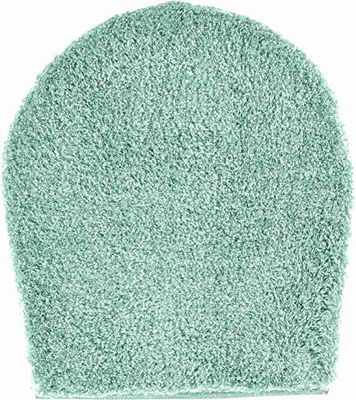 Grund Badmat 27 mm, Ultrazacht en absorberend, Antislip, 5 jaar garantie, MELANGE, WC-deksel deksel 47x50 cm, muntgroen