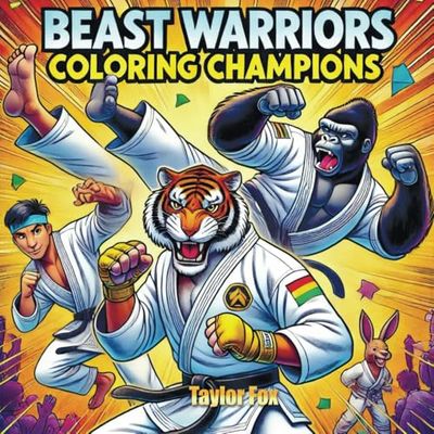 Beast Warriors: Coloring Champions: "Mighty Beasts in Battle – Color the Champions!"